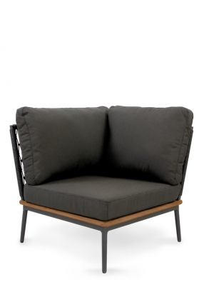Freeport Eckmodul Outdoorlounge, Kordelgeflecht inkl. Kissen, Niehoff
