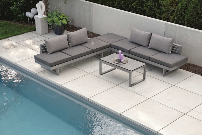 Outdoor Lounge Set New Holly von Stern, graphit, inkl. Kissen und Polster, 9-teilig