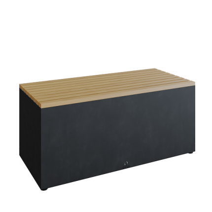 OFYR Gartenbank Black / Teak