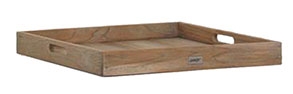 Moretti Teak-Serviertablett 60x60cm grey-wash
