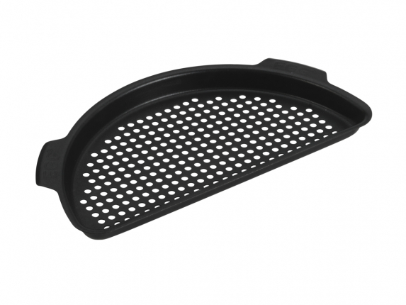 gelochter, halbrunder Gusseisenrost Perforated Half Grid für den Big Green EGG XLarge