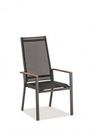 Palos Flex Hochlehner Gartenstuhl, verstellbar, anthrazit, Niehoff Palos Flex Hochlehner Gartenstuhl, verstellbar, anthrazit, Niehoff