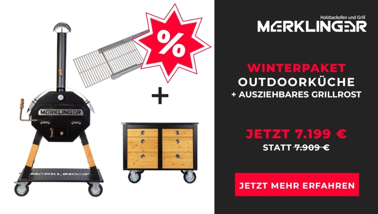 Winterpaket - Merklinger 800 + Outdoormodul Lotti plus Grillrost gratis