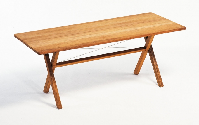 Cross Tisch von Weishäupl, 140x80cm, Teak, klappbar