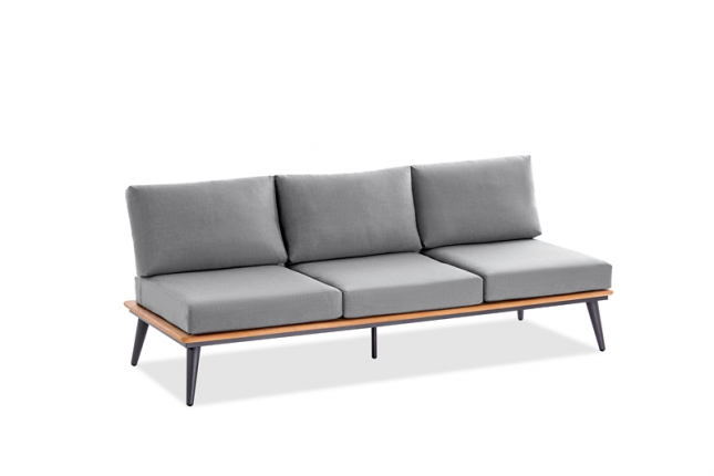 Serra 3-Sitzer Sofa Outdoorlounge, verstellbar, Niehoff