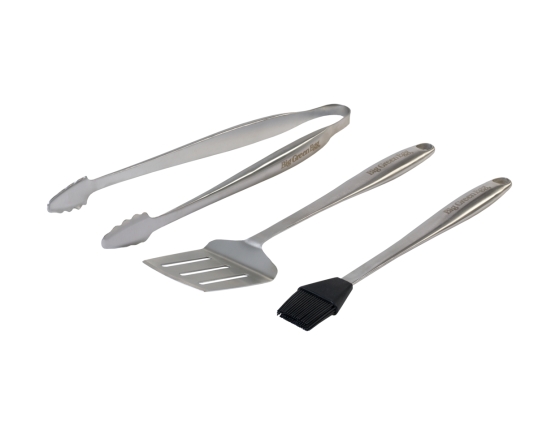 Küchenhelfer Tool Set aus Edelstahl von Big Green EGG, 3-teilig